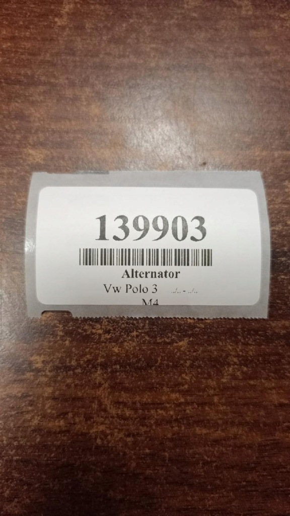 фото №8, Vw polo iii 1.4 генератор 037903025s