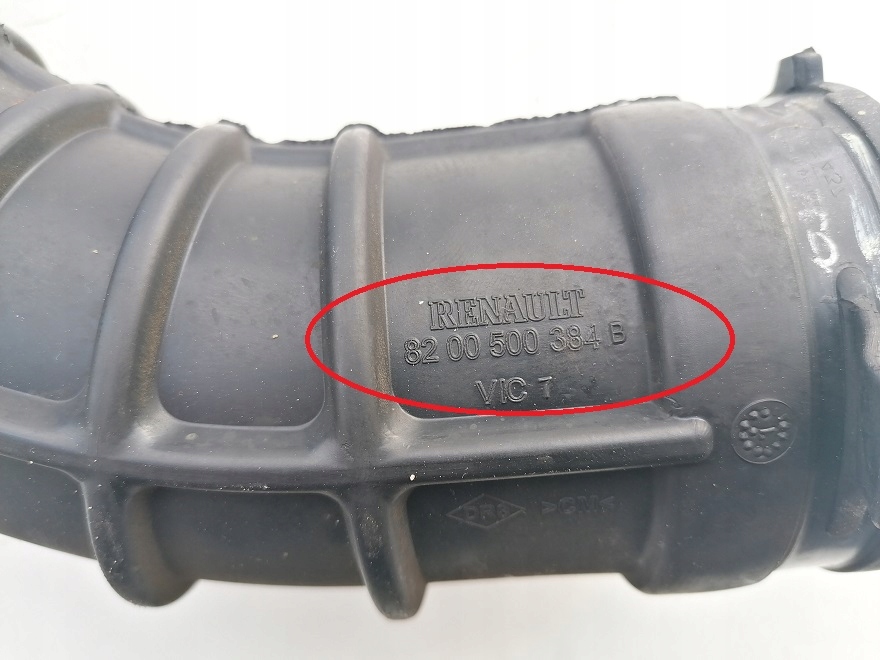 фото №3, Renault оригінальний номер 8200500384b труба повітрозабірник