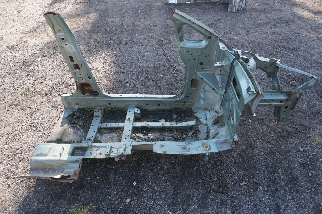 фото №2, Nissan tiida порог блок двигателя левый четверть пол