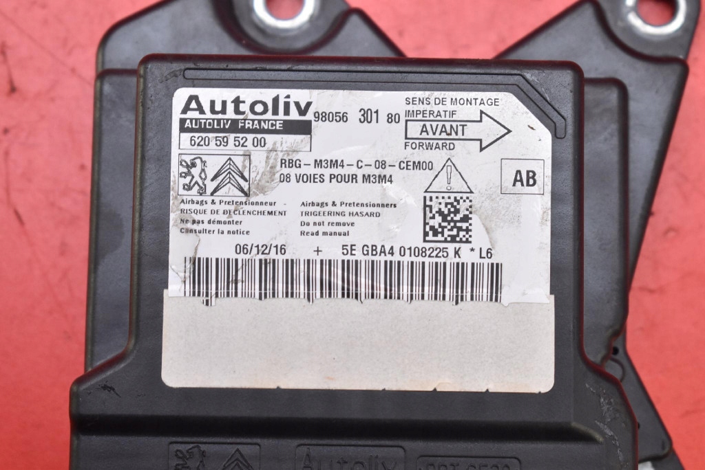 Купить Датчик модуль подушка безопасности подушек 9805630180 620595200 citroen c-elysee ii 12-17