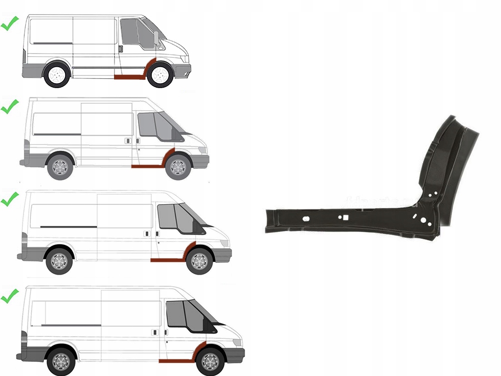 фото №1, Поріг ремкомплект поріг права pod двері pfd76029vr