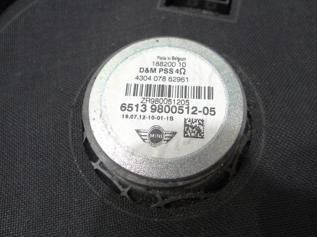 фото №3, Динамік низькочастотний правий mini countryman r60 9800512