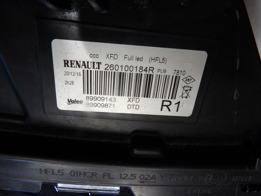 фото №8, Лампа передня перед лампи передні 260606722r 260100184r talisman