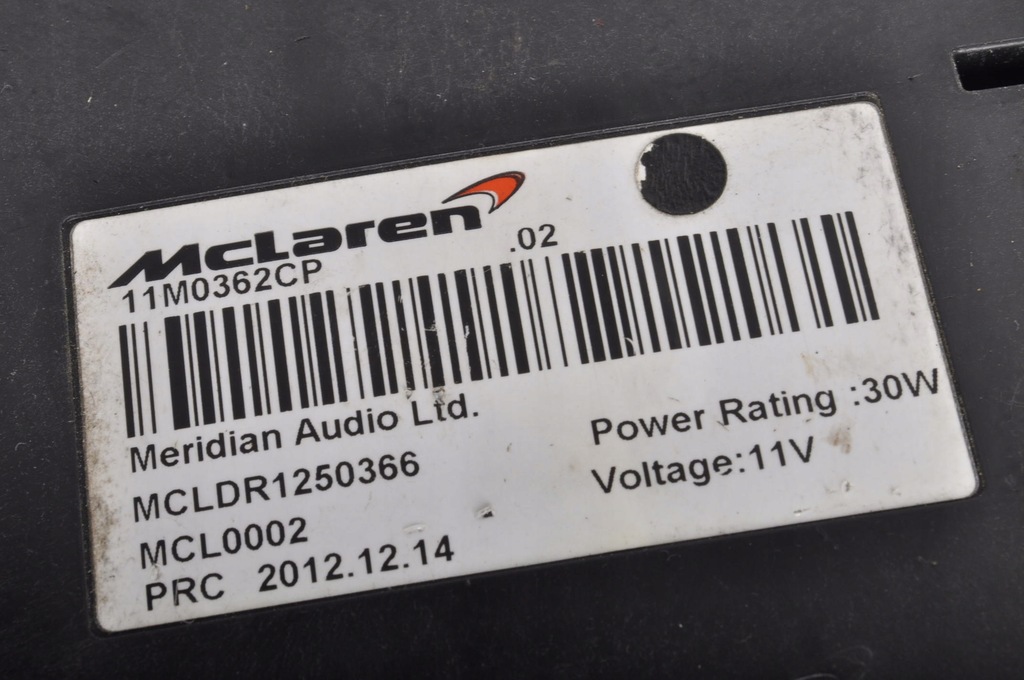 фото №8, Mclaren mp4 spider динамик правый 11m0362cp.02