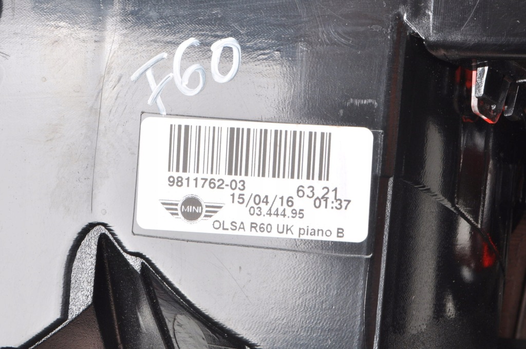 Mini r60 лампа правая задняя правый задний  anglik 9811762 Киев