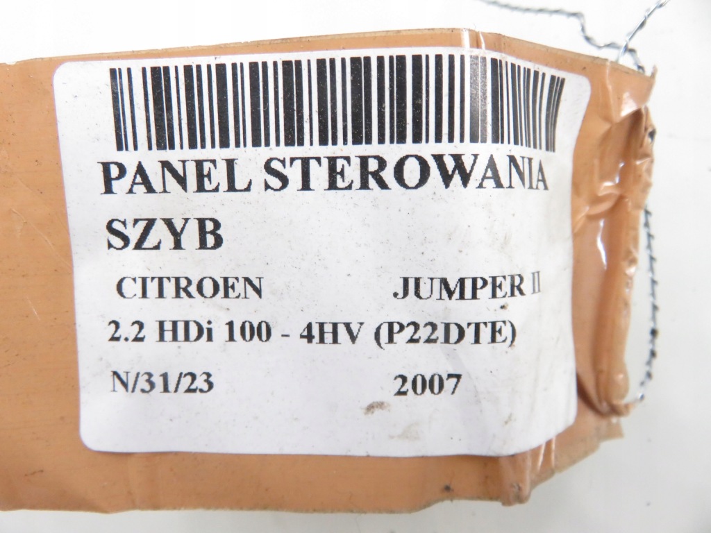 фото №2, Панель окон citroen jumper ii 30170351