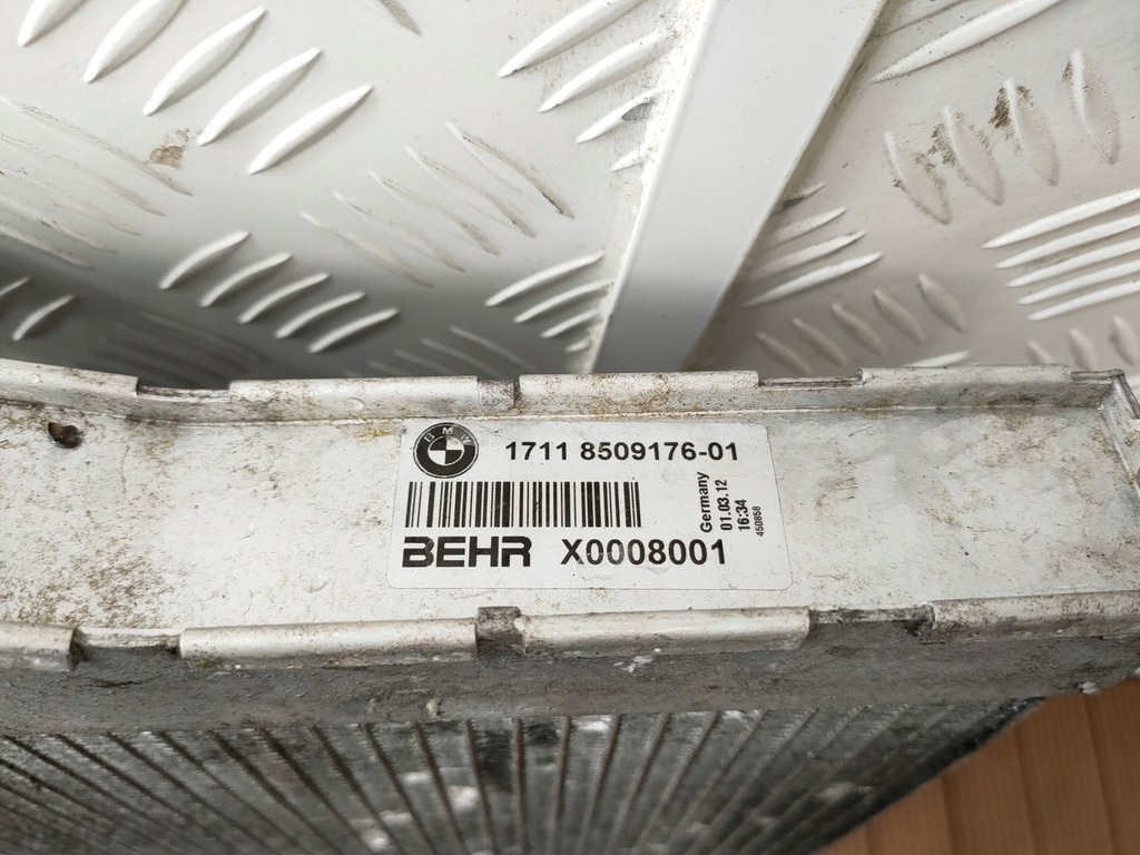 фото №5, Bmw 6 f06 f12 f13 640d 11-18 радиатор wody оригинал 8509176-01 оригинальный номер