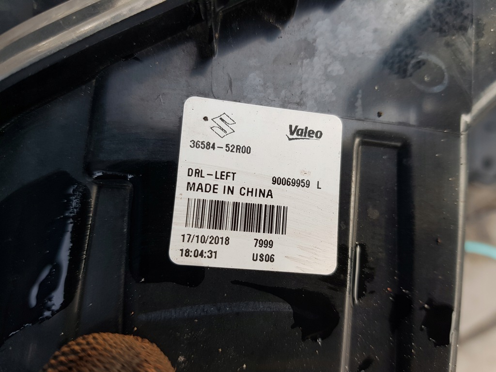 фото №14, Suzuki swift mk8 17-20r бампер перед drl led zwg