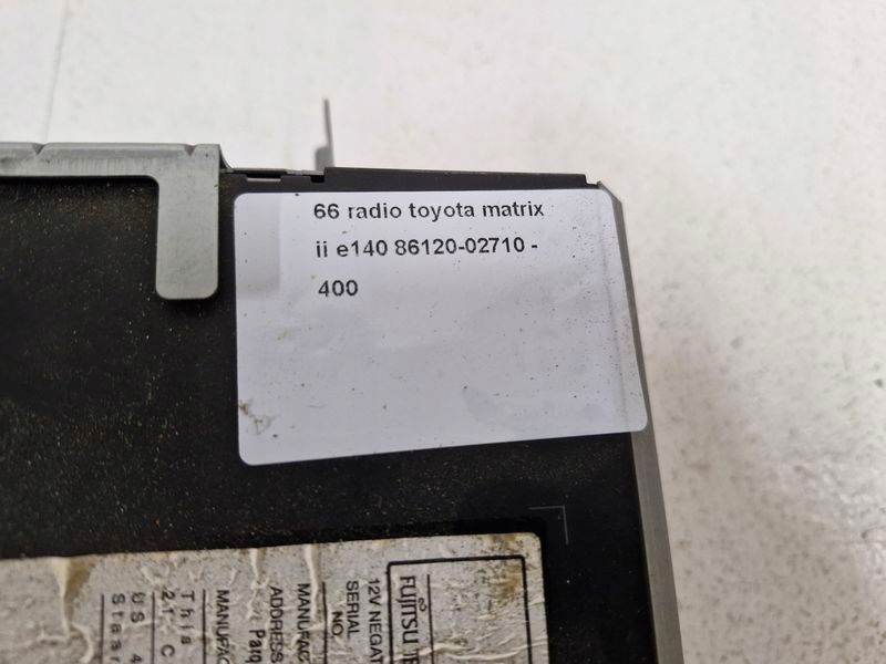 фото №8, Toyota matrix 2 ii e140 радіо програвач 86120-02710