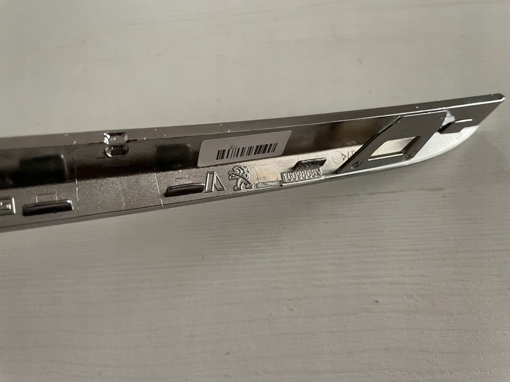 фото №13, Peugeot 208 i lift 2015-2019 молдинг monogram решітка радіатора зелений оригінальний номер