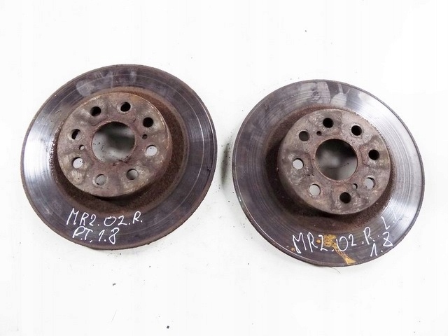 фото №1, Toyota mr2 iii 99-07 тормозные диски тормозные задняя комплект