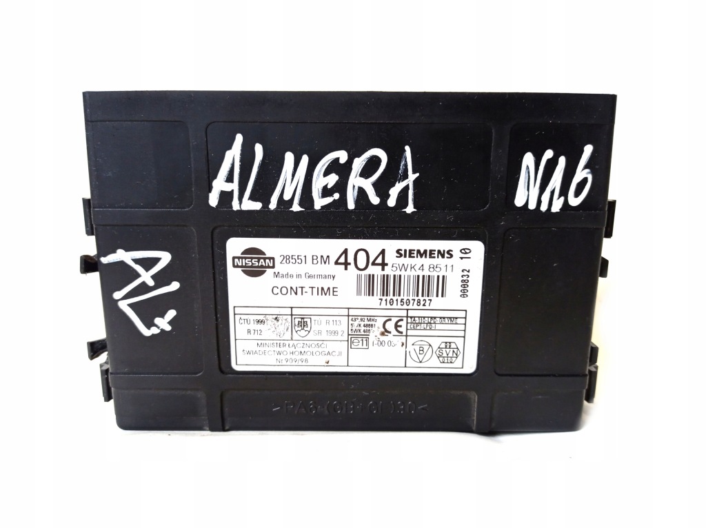 фото №1, Модуль комфорта nissan almera n16 28551bm404