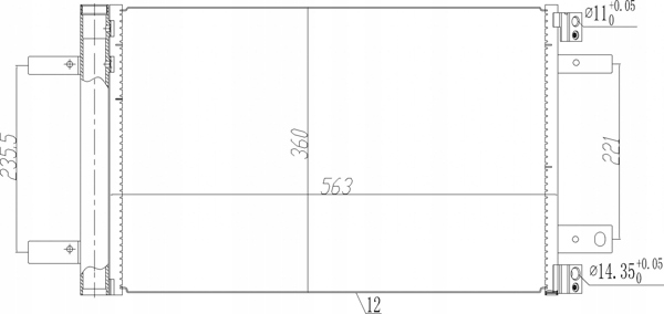 фото №1, Конденсатор, кондиционер hart 619 543