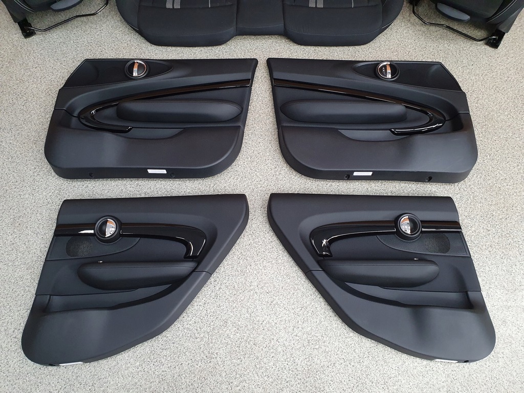 фото №10, Mini f54 clubman jcw sport салон сиденья обшивки карбон black