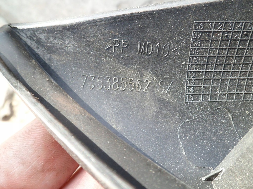 фото №7, Заглушка с с динамиком зеркало левая ele fiat bravo 2 2007-2014r 735474704