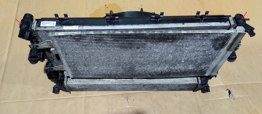 фото №9, Радіатор комплект радіатор вентилятор fiat ducato iii 2.3 16r оригінал