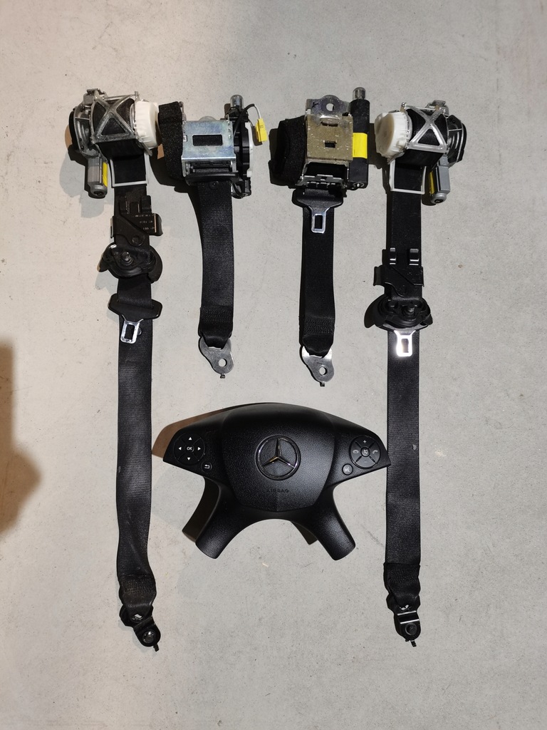 фото №1, Mercedes w204 подушка водія подушка безпеки ремені перед задня a2048600485