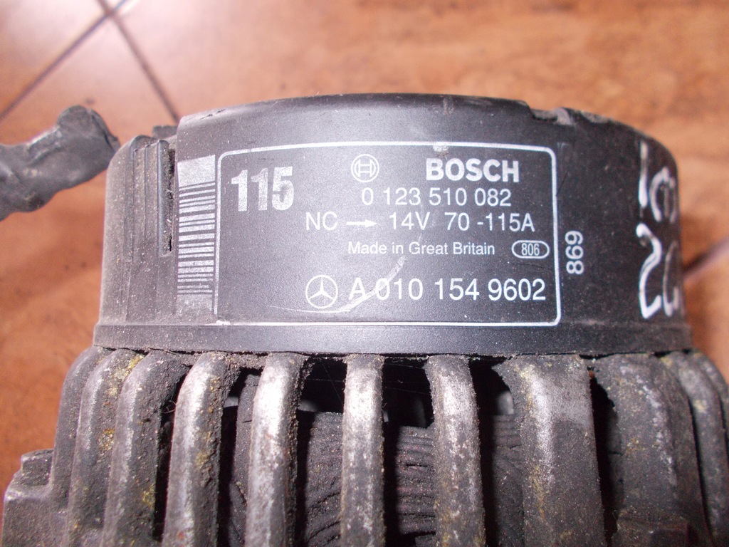 фото №5, Генератор w202 2.2cdi a0101549602