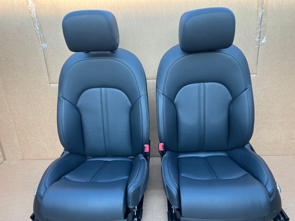 фото №5, Audi a7 a6 c7 4g lift чёрные сиденья komfortowe обшивки комплект 50km