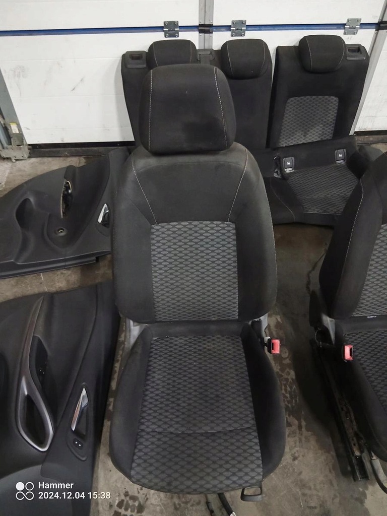 фото №5, Astra k kombi сиденье сиденья заднее сиденье обшивки комплект