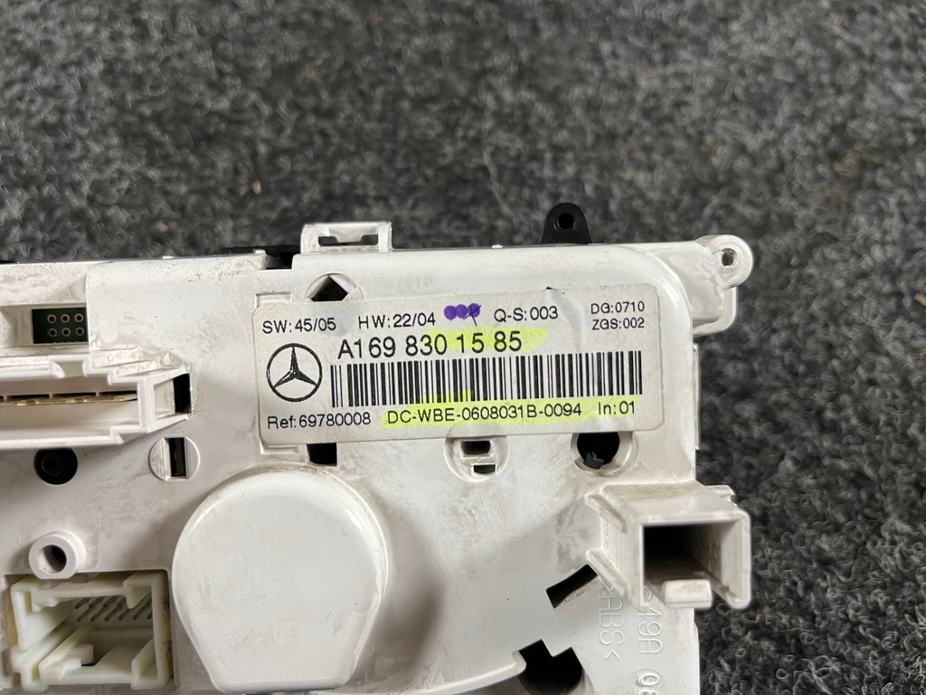фото №11, Mercedes w169 a-klasa панель обдув кондиціонера a1698301585