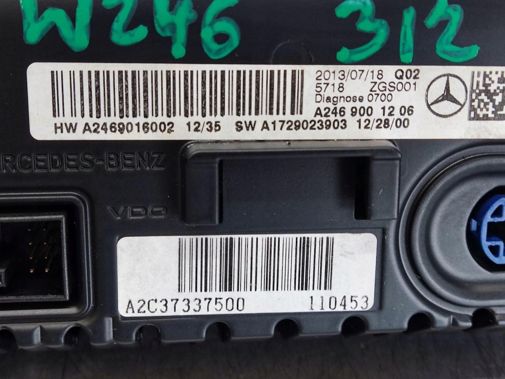 Mercedes b klasa w246 дисплей екран a2469001206 hmcar #312 Зі Шроту