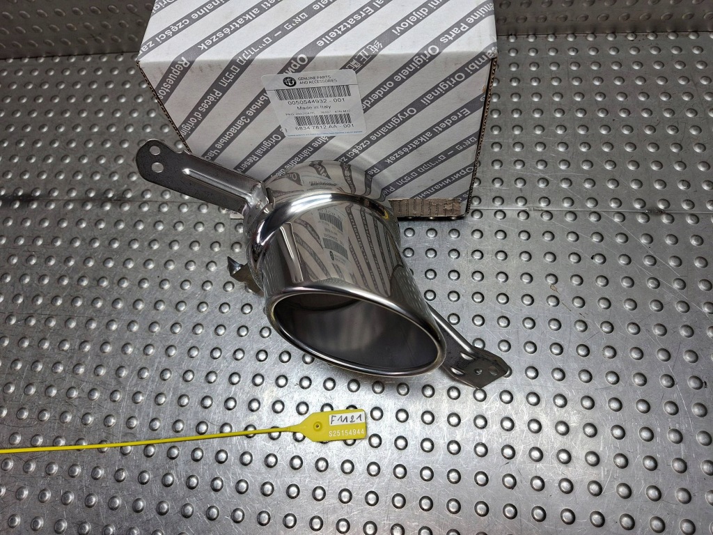 Наконечник корпус выхлоп хром левая alfa romeo giulia 16- 50544932 Цена