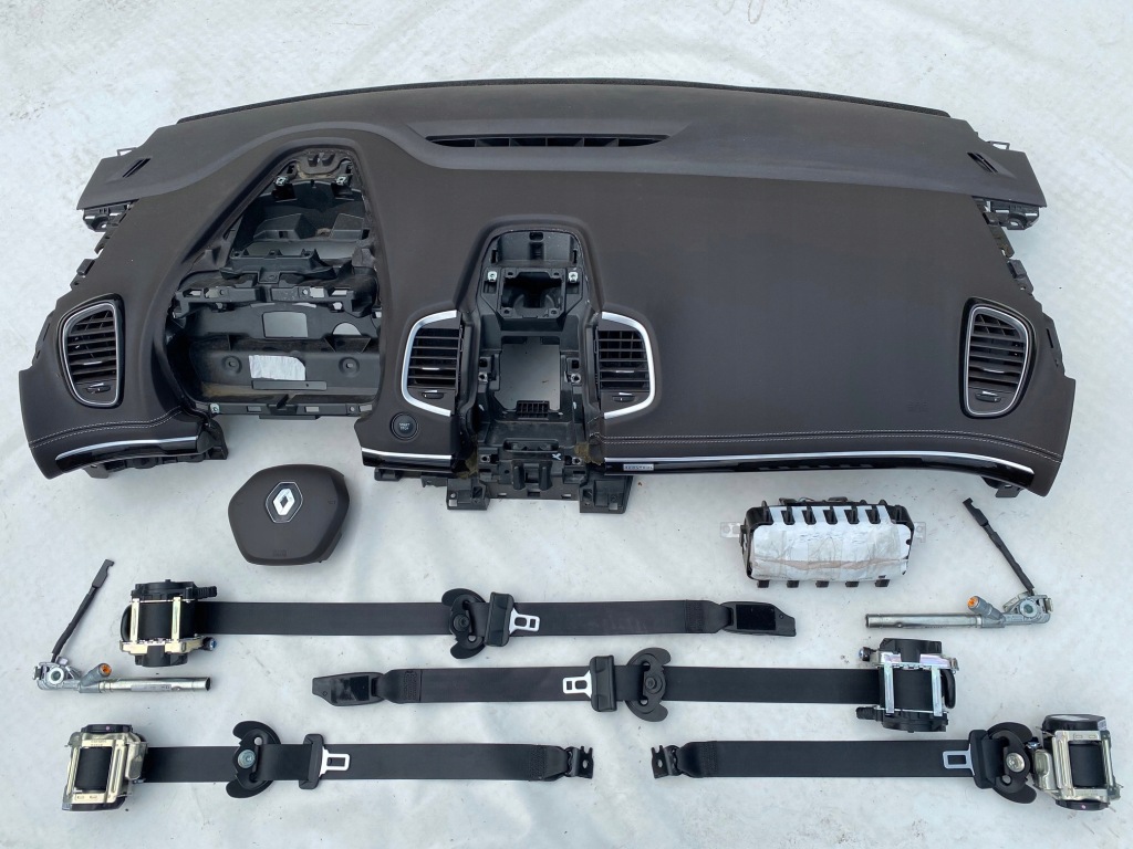 фото №3, Renault espace 5 коричневий панель приладів kokpi консоль подушки безпеки