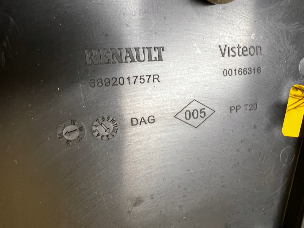 фото №4, Захист полиця pod консоль панель ліва renault zoe i z.e.