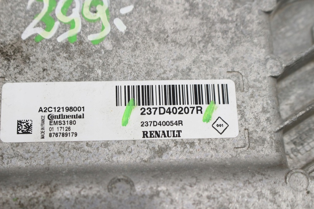 фото №6, Бортовой компьютер блок управления 237d40207r zoe