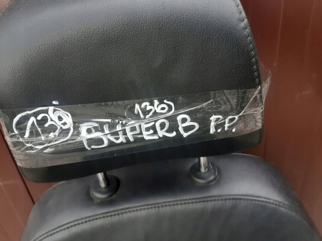 фото №12, Сиденье правый перед skoda superb ii lift кожа подушка безопасности