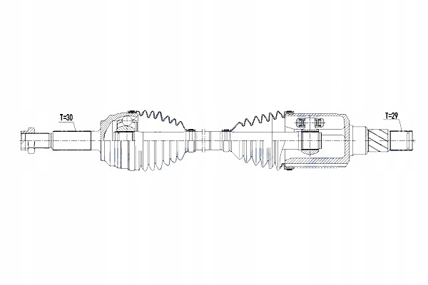 Привідний вал привідна tesla model x 60d 75d 90d 100d p90d p100d 15- ліва Доставка