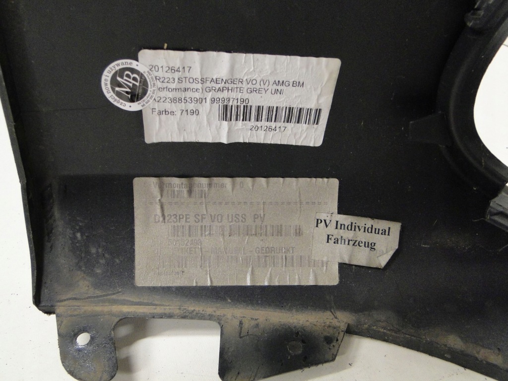 фото №16, Mercedes s klasa w223 223 бампер передній na датчики pts brabus 63 amg