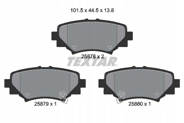 фото №2, Тормозные колодки + тормозные диски задняя textar mazda 3 iii bm bn