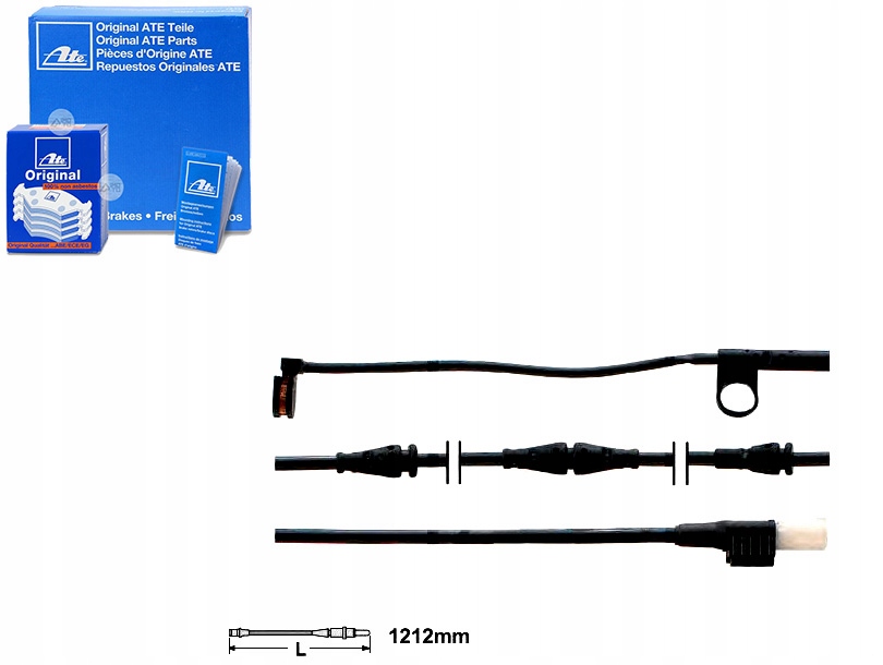 фото №1, Ate 24.8190-0948.2 контакт предупредительный, износ накладок тормозных