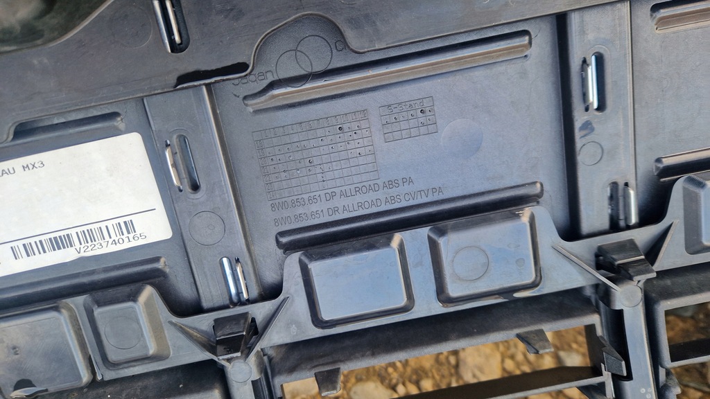 фото №12, Бампер audi a4 b9 allroad lift колір lx7g jak новий bez фарбування pdcx4