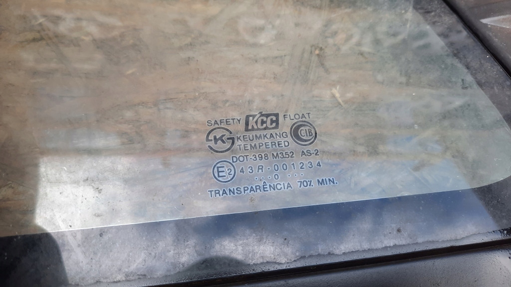 фото №5, Стекло кузовная левая задняя hyundai santa fe 00r