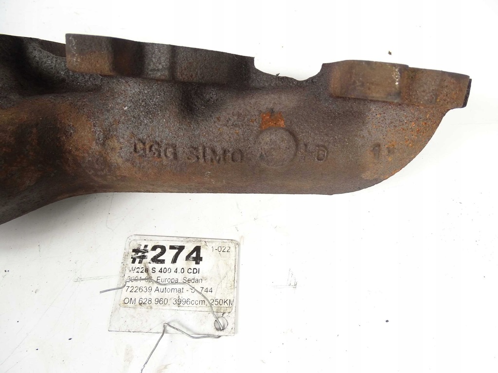 фото №6, Mercedes w163 w220 колектор випускний правий