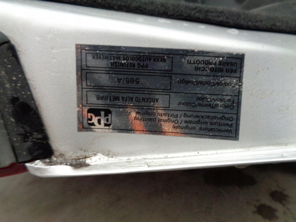 фото №10, Крышка багажника задняя alfa romeo 159 sedan 05-11r. kod 565/a