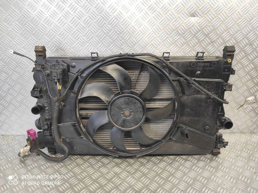 фото №10, Комплект набір радіатор радіатор радіатор вентилятор opel astra iv j lift