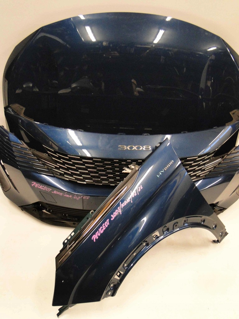 фото №8, Peugeot 3008 крыло передний левый гибрид lift