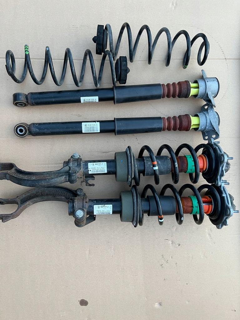 фото №15, Audi a7 a6 c7 4g амортизаторы комплект 1ba 3,0 tdi tfsi 50 km