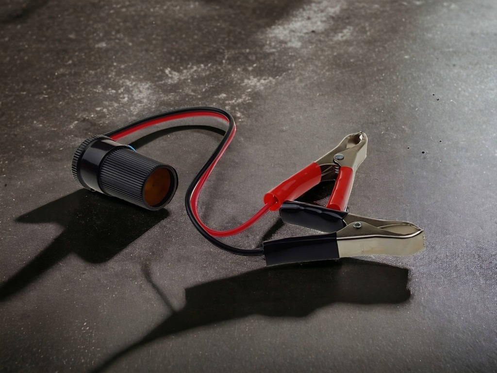 фото №5, Роз'єм прикурювача з krokodylkami do акумулятор адаптер адаптер з żabkami