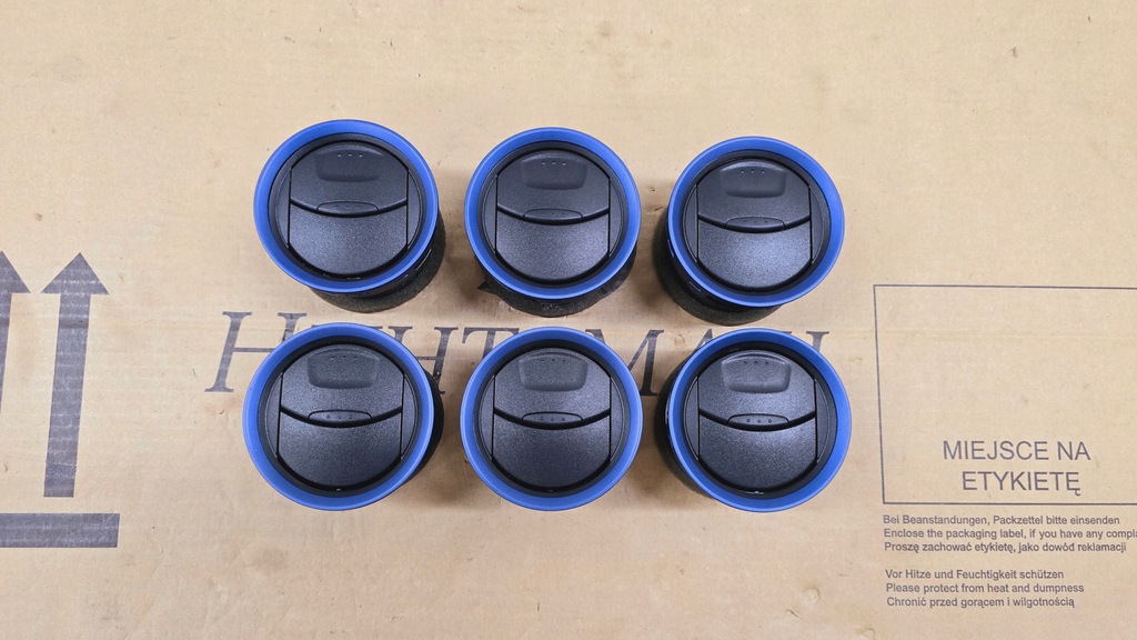 фото №1, Ford fiesta mk6 v 2005-2008 r lift fusion fl решітка обдув niebieska рамка