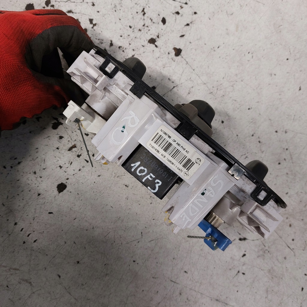 фото №9, Dacia sandero панель обдув кондиционера n106278b t1001639u valeo