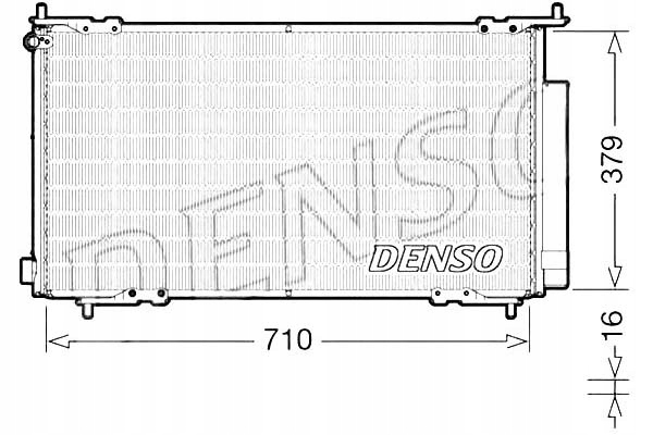 фото №2, Denso dcn40015 конденсатор, кондиціонер