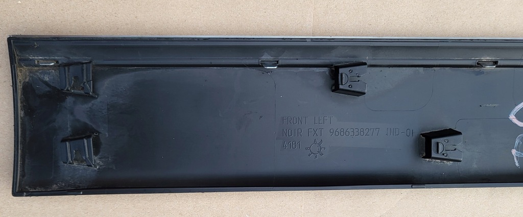 фото №10, Молдинг з двері накладка лівий перед хром citroen c3 picasso оригінальний номер