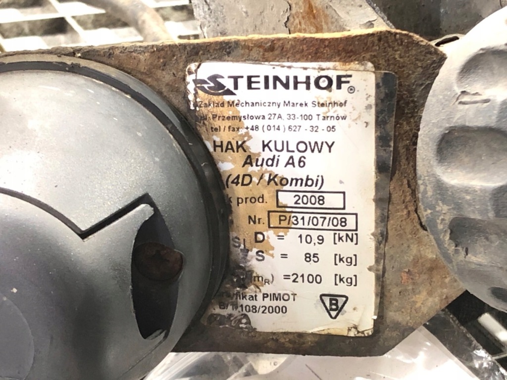 фото №8, Hak буксировочный audi a6 c5 97-05