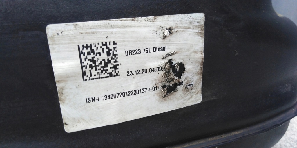 фото №10, Mercedes w223 2.9d бак пального bak a2234702000