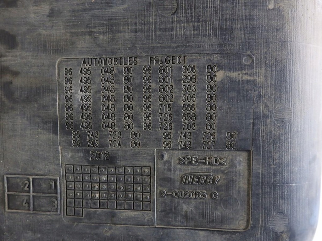 фото №8, Бак bak пального citroen c3 picasso 1.4 vti 9649504880 9680130680